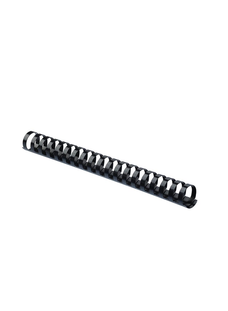 MASTER PLUS Comb Binding Spiral 25mm Plastic 240 Sheet 50pcs - Image 1