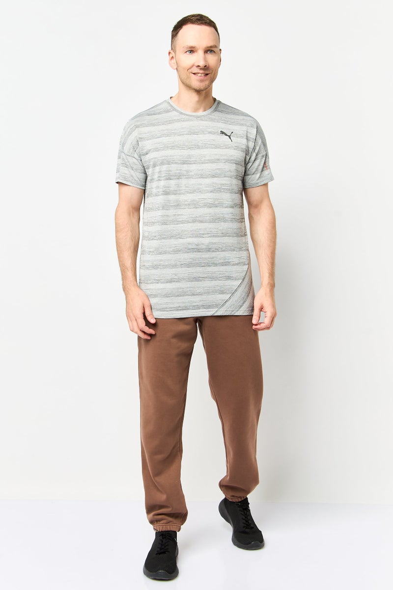 PUMA Men Sportswear Fit Short Sleeve Outdoor T-Shirt, Grey - Image 2