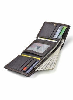 Excefore Splicing Leather Men's Wallet Black  - Image 2