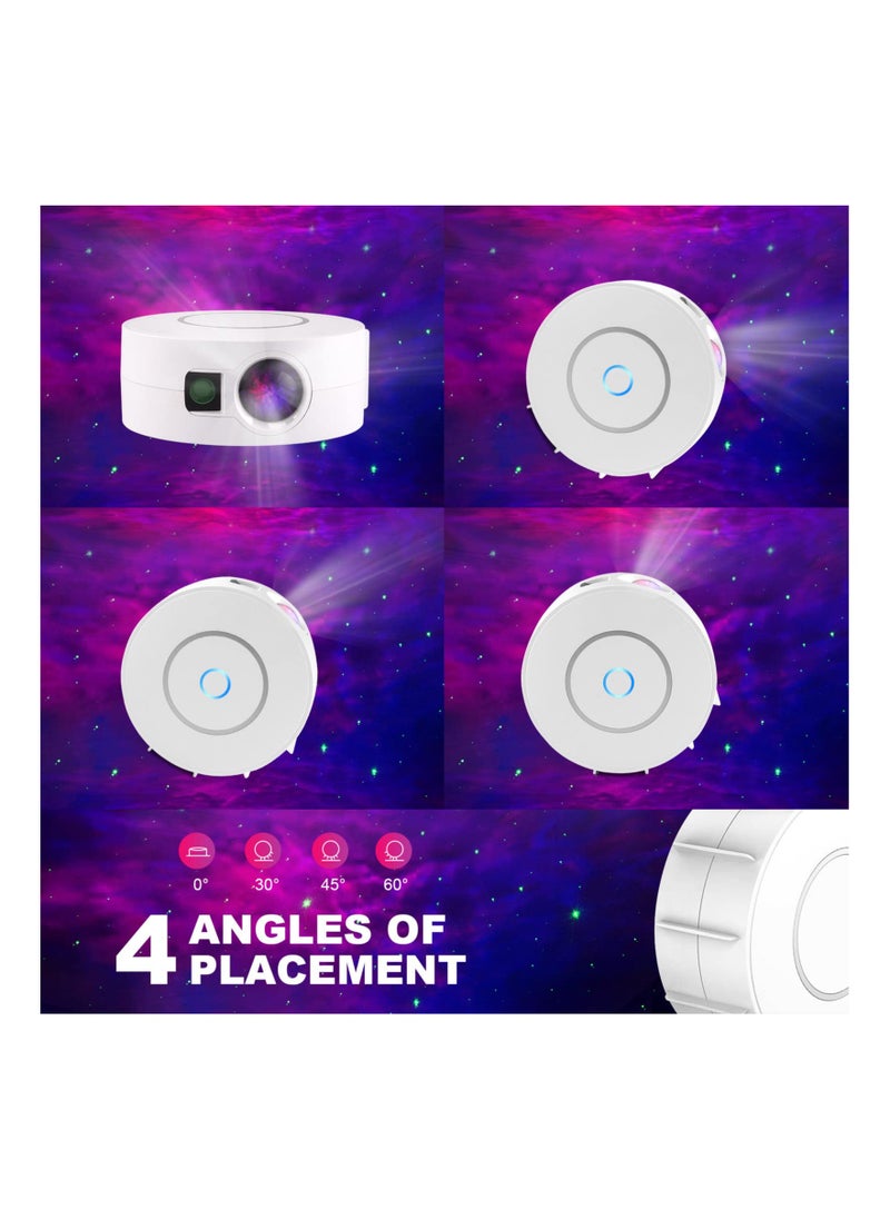 Generic - Star Projector, Smart WiFi App, Voice Control, 3D LED Projector Night Light with Nebula, RGB Dimmable, Timing - Image 1