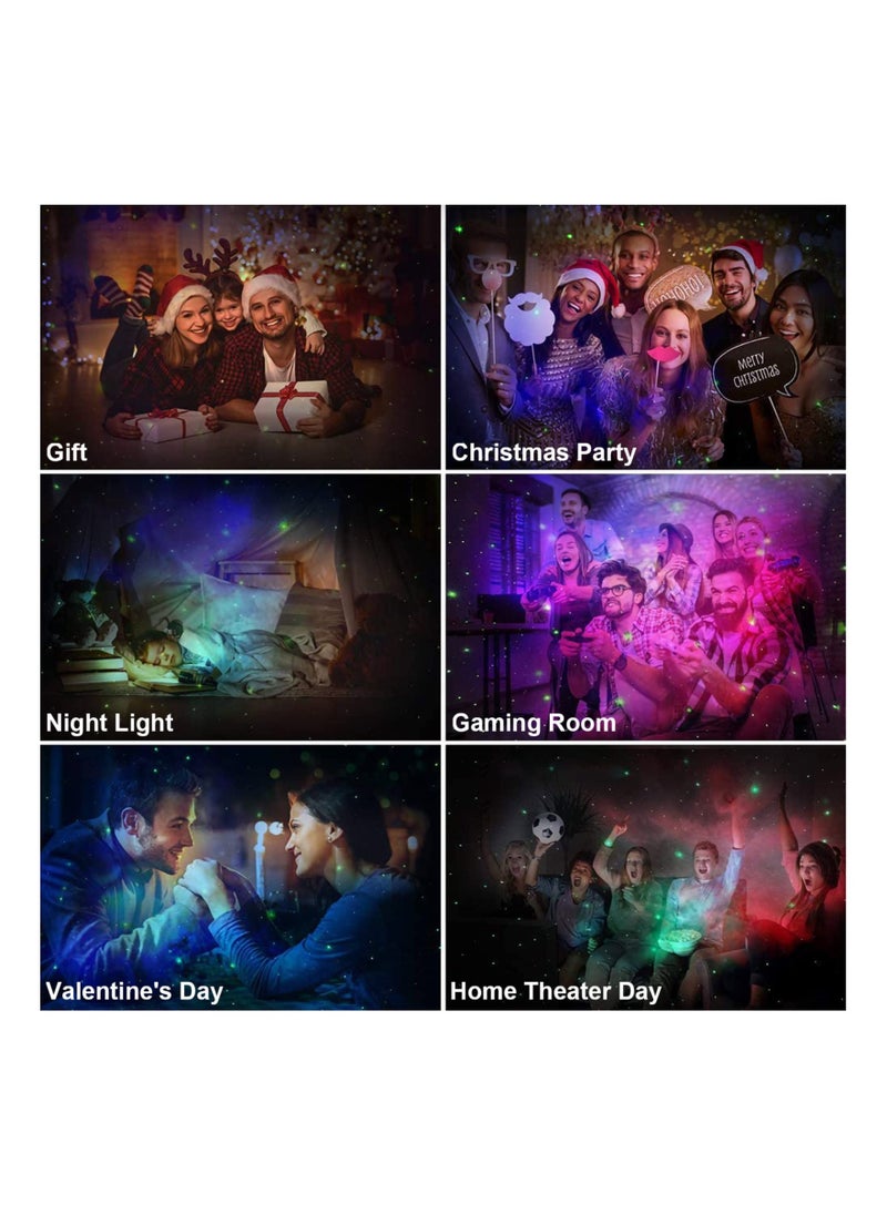 Generic - Star Projector, Smart WiFi App, Voice Control, 3D LED Projector Night Light with Nebula, RGB Dimmable, Timing - Image 1