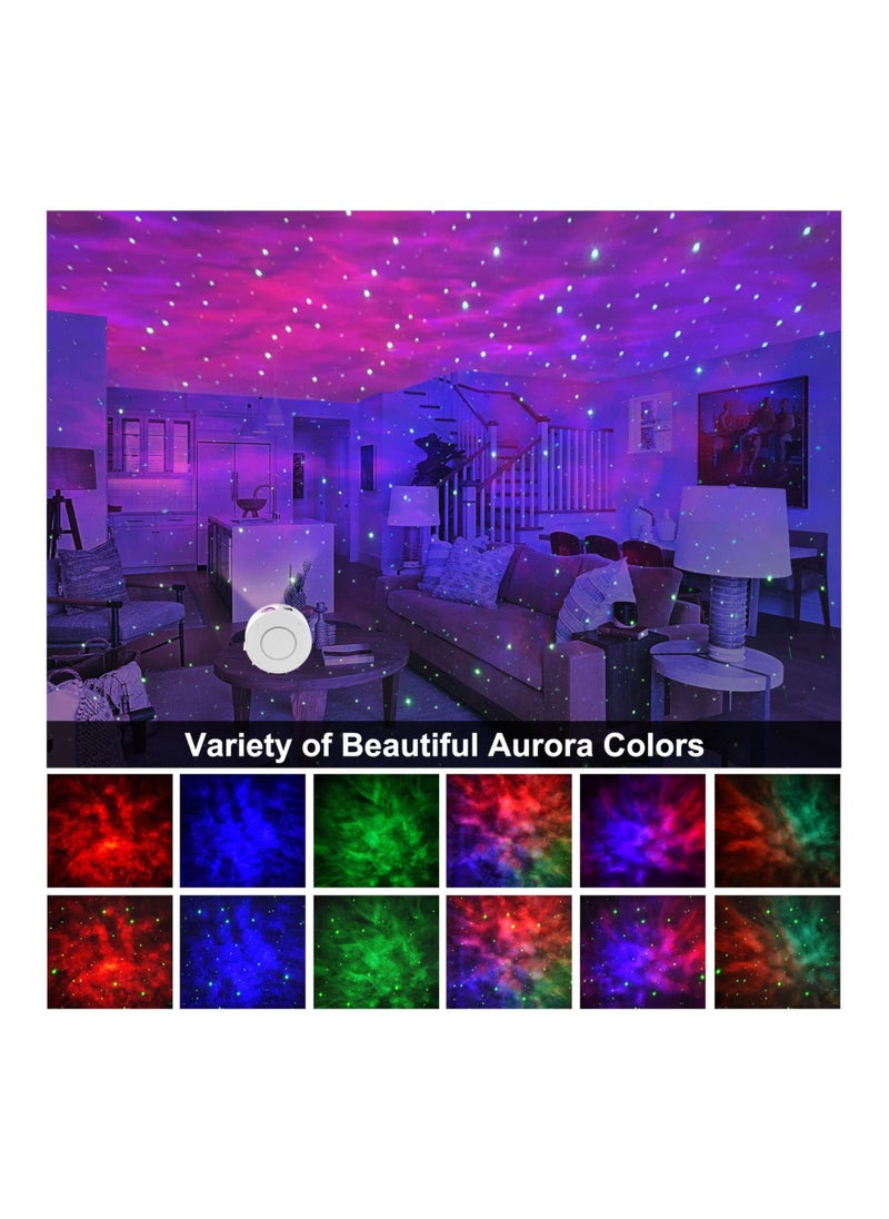 Generic - Star Projector, Smart WiFi App, Voice Control, 3D LED Projector Night Light with Nebula, RGB Dimmable, Timing - Image 1