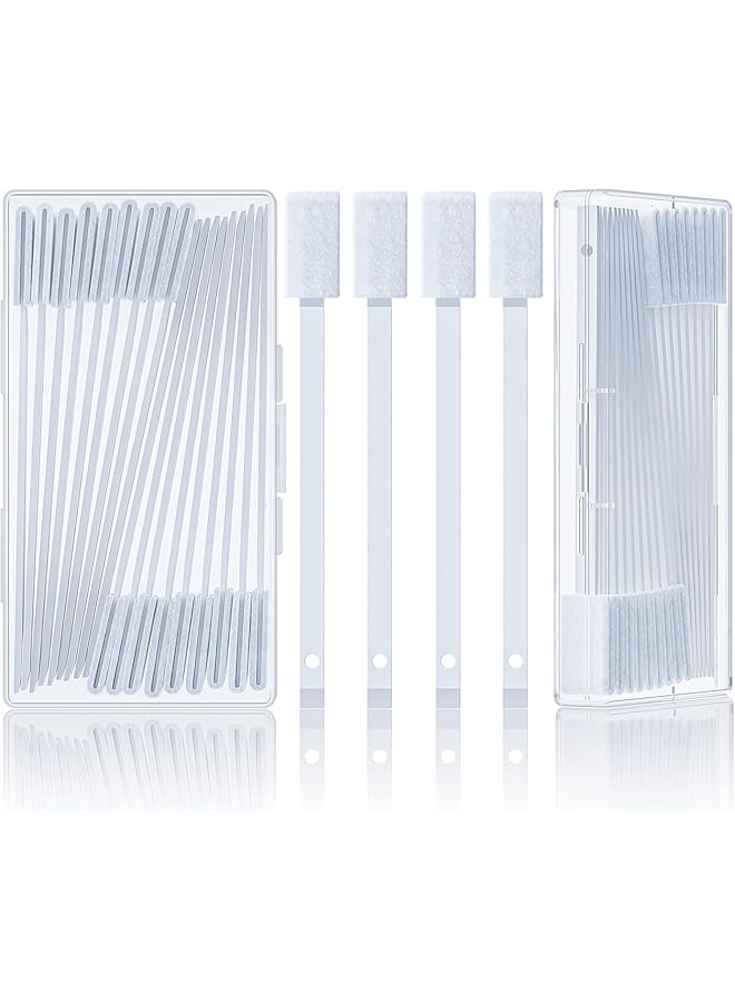 promass 40 Pcs Disposable Crevice Cleaning Brushes for Small Spaces, Detail Gaps Scrub Cleaner Brush Set for Toilet Bowl Corner, Household Cleaning Tool Supplies for Window Track/Door Grooves/Vent Fan - Image 1