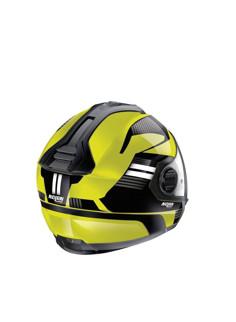 Nolan N40-5  06 CROSSWALK N-COM LED YELLOW (BLACK - WHITE) - Image 2