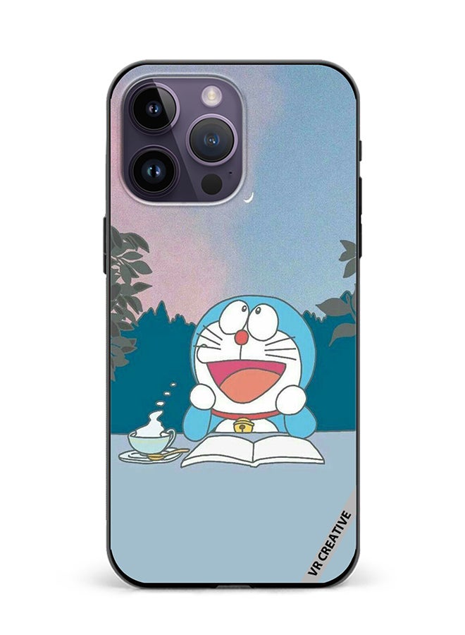 Protective Case Cover For Apple iPhone 16 Pro Max Wandering Doremon Design Multicolour