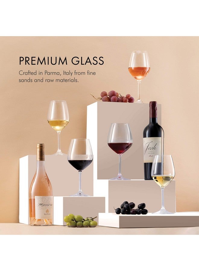 Paksh Novelty Italian Red Wine Glasses - 18 Ounce - Wine Glass Clear (Set of 4) - Image 4