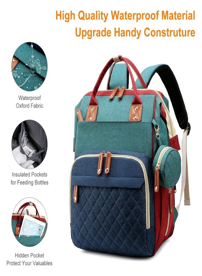 أو بيبي حقيبة حفاضات الأطفال من أوبابي واسعة/متعددة الجيوب/حقيبة ظهر للحفاضات/عصرية/مقاومة للماء/ذات سعة كبيرة/متينة/حقيبة ظهر للأمومة/حقيبة حمل واسعة لتنظيم مستلزمات الطفل بسهولة. - Image 4