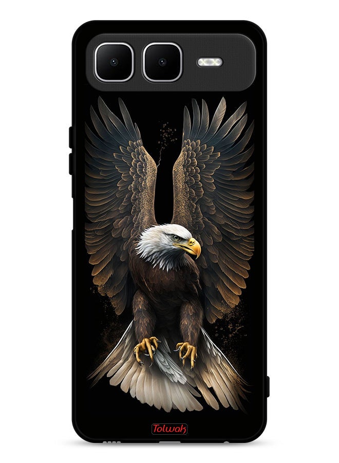Tolwak Infinix Smart 10 Plus Protective Case Cover Eagle Spread Wings