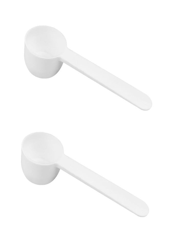 SimautHawk 2 PCS Teaspoon 5 mL Plastic Long Handle, Kitchen Tools Measure, Scoop for MeasuringProtein, Coffee, Pet Food, Spices, Grains, and Other Dry Goods (2 PCS Teaspoon, 5 mL) - Image 1