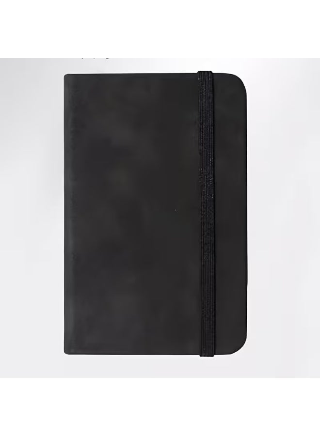 كشكول تخطيط منظم بأوراق مسطرة مقاس. (A5 ) (اسود) - Image 3