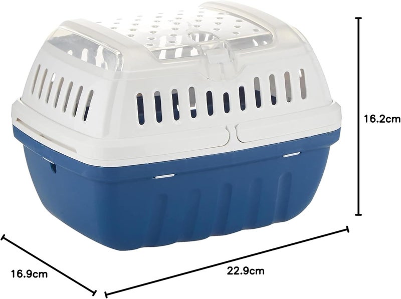 MODERNA Fade proof Hipster Small - Pet Transporter, 17 x 23 x H16 cm, Blueberry Color Air & land transit compatible - Image 3