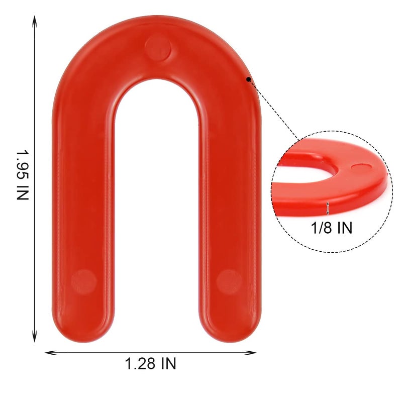 DGSL Tile Leveling System Tile Spacers 1/8 Inch, 300 pieces Horseshoe Shim U Shape Plastic Tile Leveling Clips for Various Types of Tile Leveling - Image 2