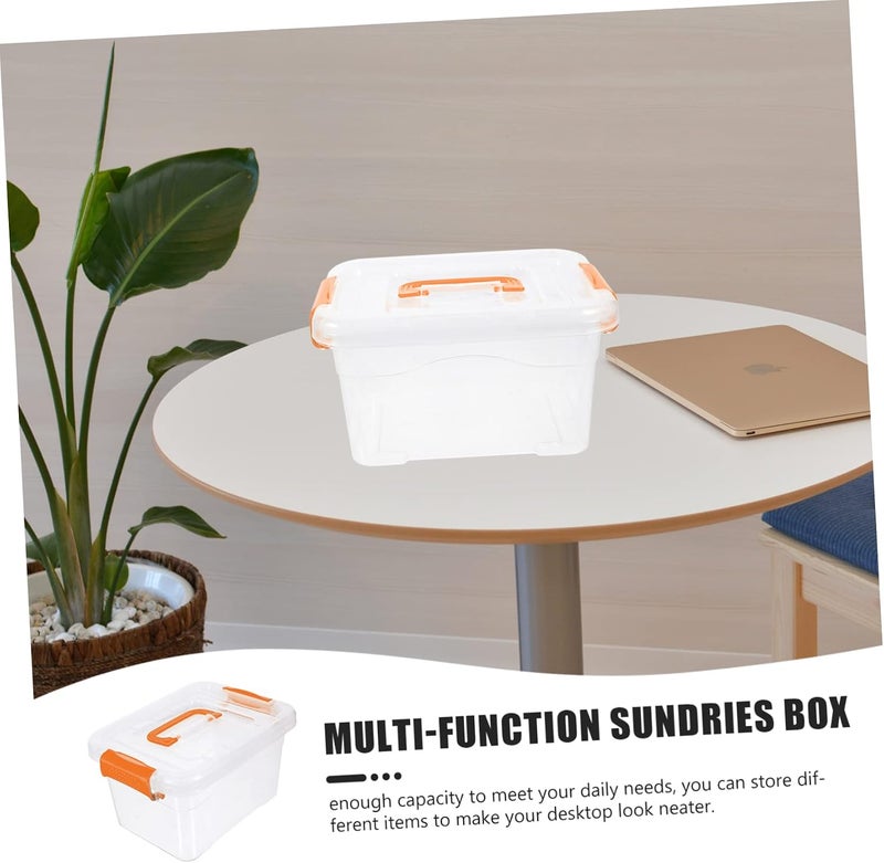 Garneck 4pcs Cubby Storage Organizer Multi-purpose Snack Box Toy Organizer Hard Structure - Image 5