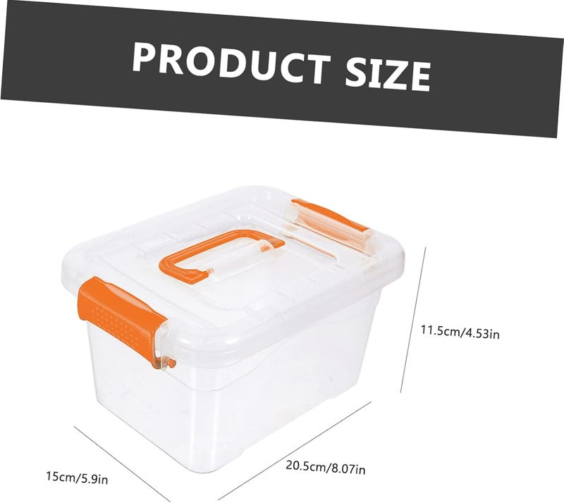 Garneck 4pcs Cubby Storage Organizer Multi-purpose Snack Box Toy Organizer Hard Structure - Image 2