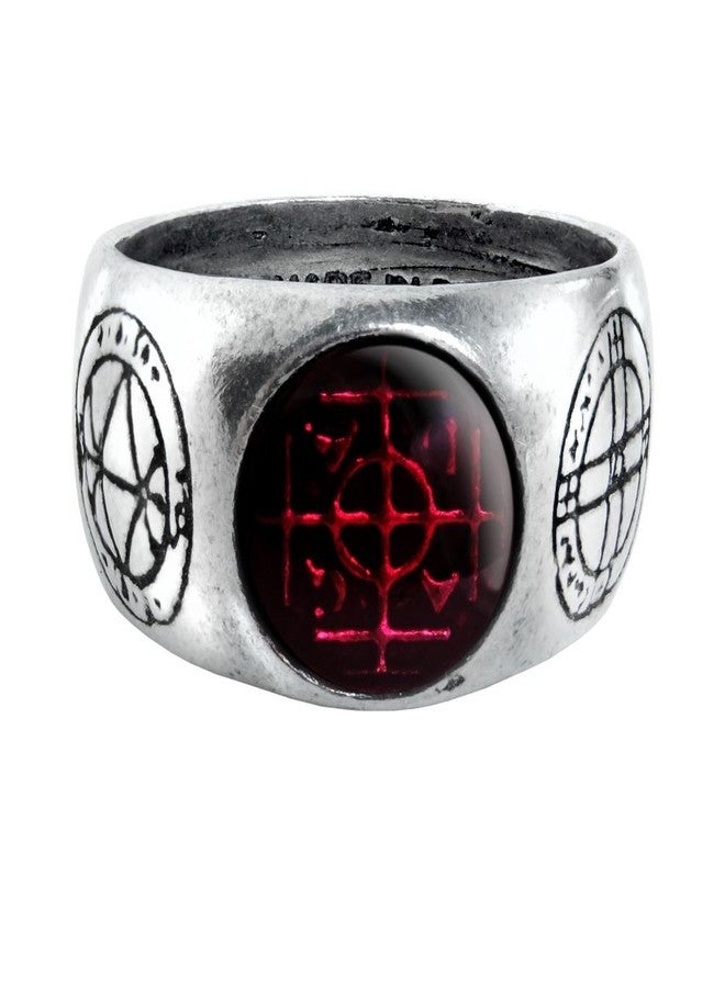 Alchemy Gothic Halloween Party Jewelry Agla Ring Size T/9.5 - Image 1
