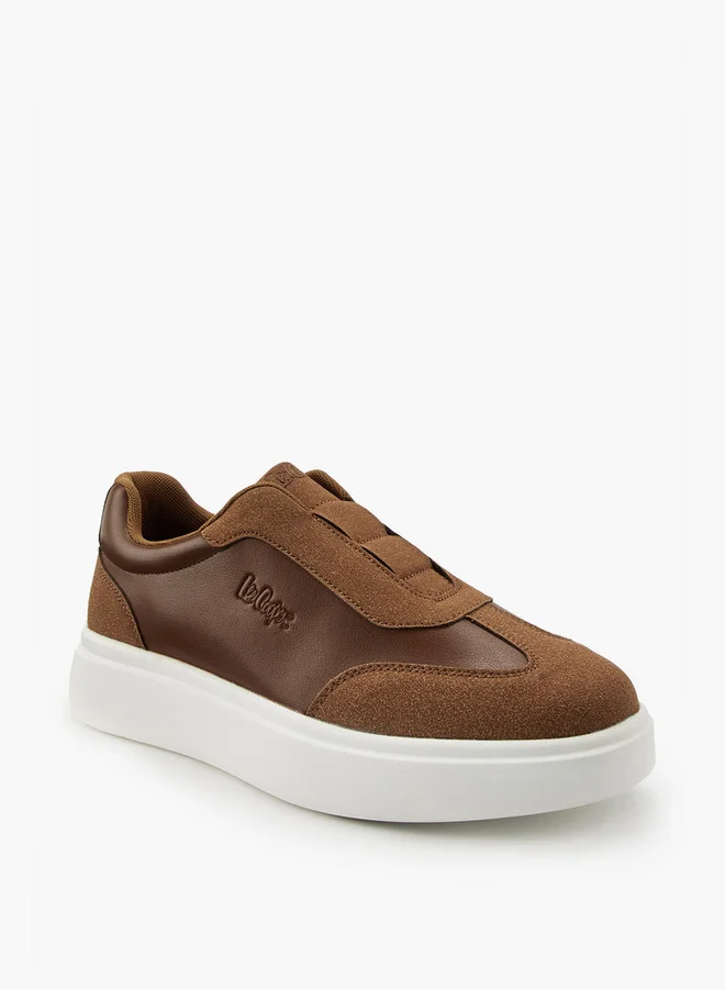 لي كوبر Men's Panelled Slip-On Loafers
