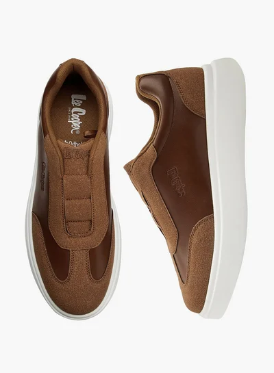 لي كوبر Men's Panelled Slip-On Loafers