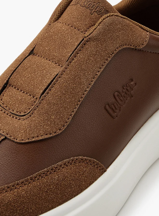 لي كوبر Men's Panelled Slip-On Loafers