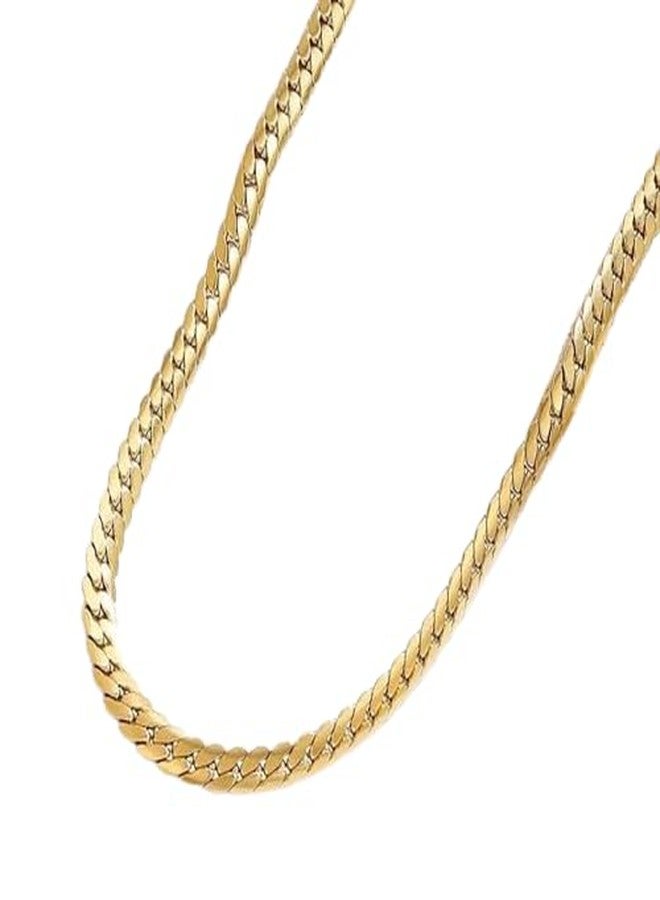 MEENAZ chain for men combo gold Chain for men stylish chain for boys mens necklace for men Stainless steel chains Locket Pendant anti tarnish necklace accessories neck chain snake boys chain 541 - Image 1