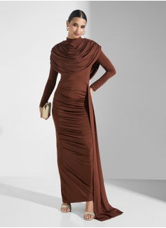 Virgos Lounge Plited High Neck Dress  - Image 4