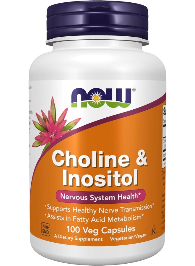 Now Choline & Inositol 100 Vcaps