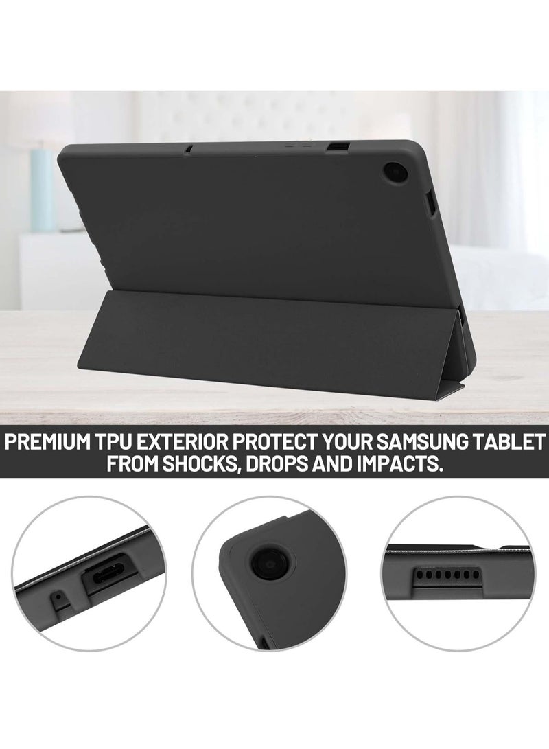 DUSALA Case Compatible with Samsung Galaxy Tab A9 Plus / A9+ 11 Inch 2023, SM-X210/X216/X218 | Trifold Stand Protective Case with Pen Holder | Auto Sleep/Wake Feature | Durable Black Case for Samsung Tab A9+ Protection - Image 5