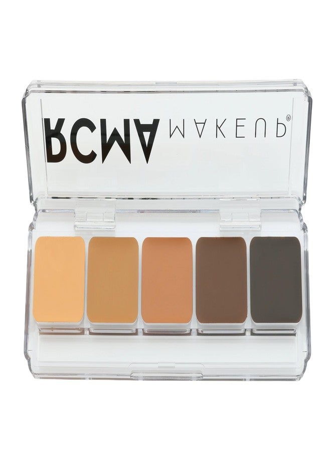RCMA Makeup 5 Part Highlight and Contour "Series Favourite" Palette - Medium to Dark - Professional Makeup for Sculpting, Defining & Correcting - Vegan, Cruelty-Free, Blendable Formula. - Image 1