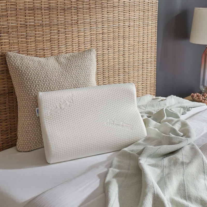 Tempur-Pedic TEMPUR Neck Pillow, Small Profile, White - Image 1