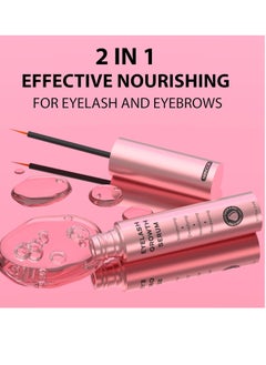 MOONRIN Lash Serum for Eyelash Growth, 0.17 fl oz, 5 ml, 2-in-1 Eyebrow Enhancing Formula for Thicker Brows, Strengthens, Lengthens, & Increases Hair Volume, for Natural Lashes & Extensions  - Image 2