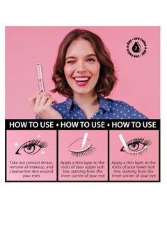 MOONRIN Lash Serum for Eyelash Growth, 0.17 fl oz, 5 ml, 2-in-1 Eyebrow Enhancing Formula for Thicker Brows, Strengthens, Lengthens, & Increases Hair Volume, for Natural Lashes & Extensions  - Image 5