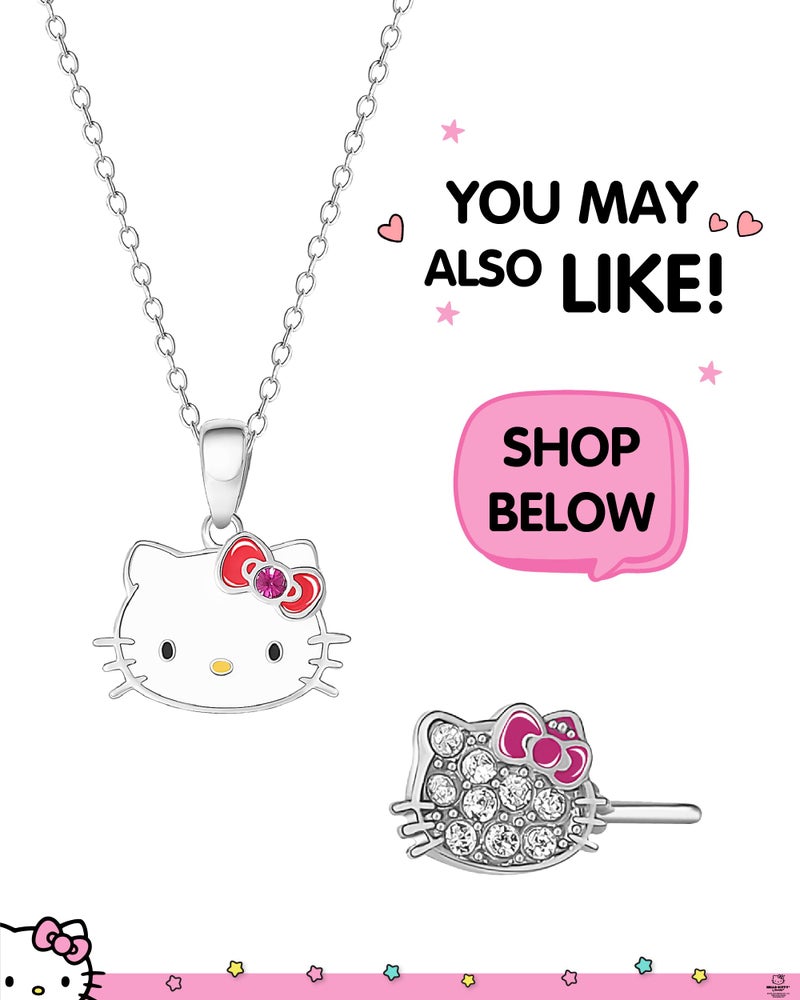 Hello Kitty Belly Button Ring 14g Stainless Steel Kawaii Belly Button Piercing Jewelry, Sanrio Official License - Image 3
