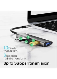 Cordova Multi USB Port Hub Splitter OTG USB C Data Hubs 4 in 1 USB Hub  - Image 5