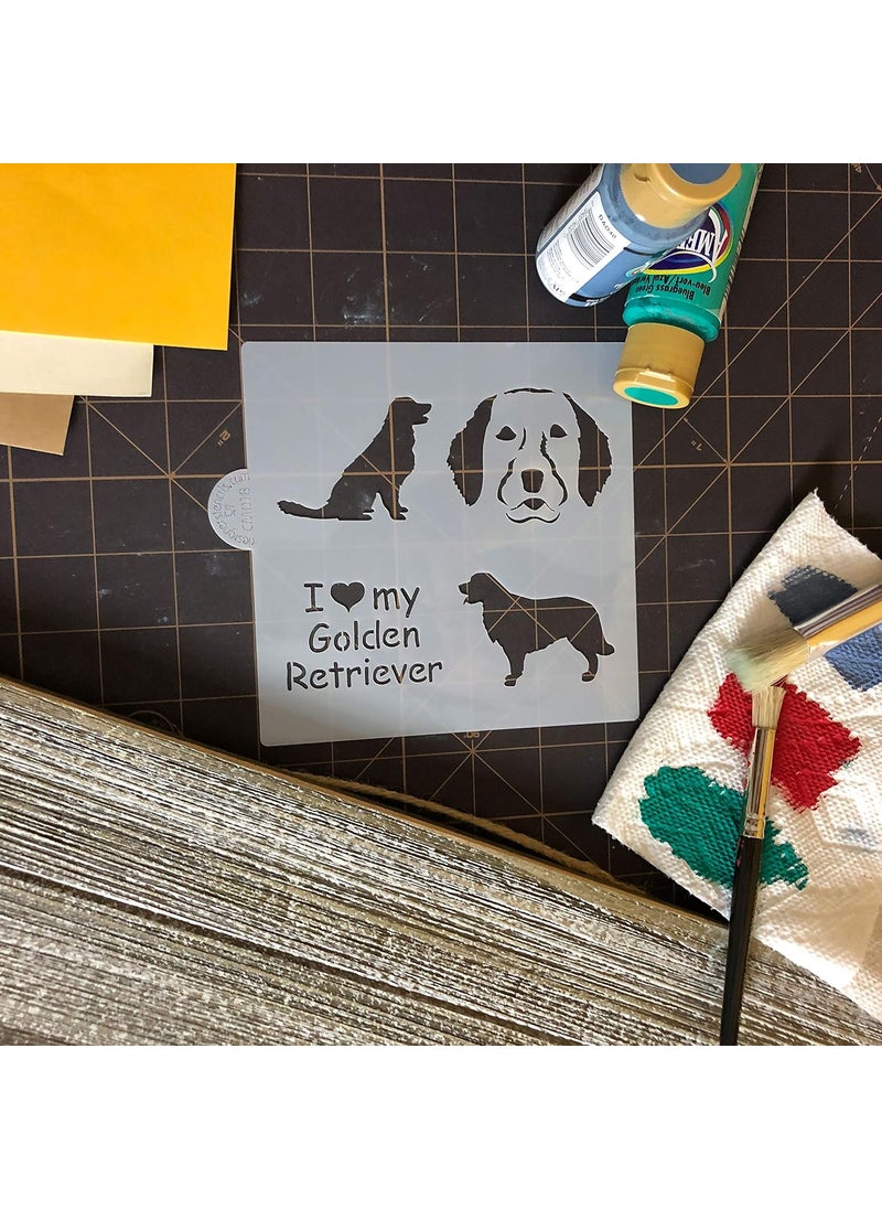 Designer Stencils - I Love My Golden Cookie and Craft Stencil CM018 by Designer Stencils - Image 1