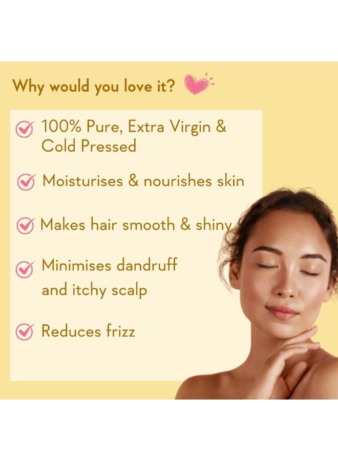 زيت اللوز الحلو بادام روجان المعصور على البارد بنسبة 100% لشعر صحي وبشرة متوهجة - Image 2