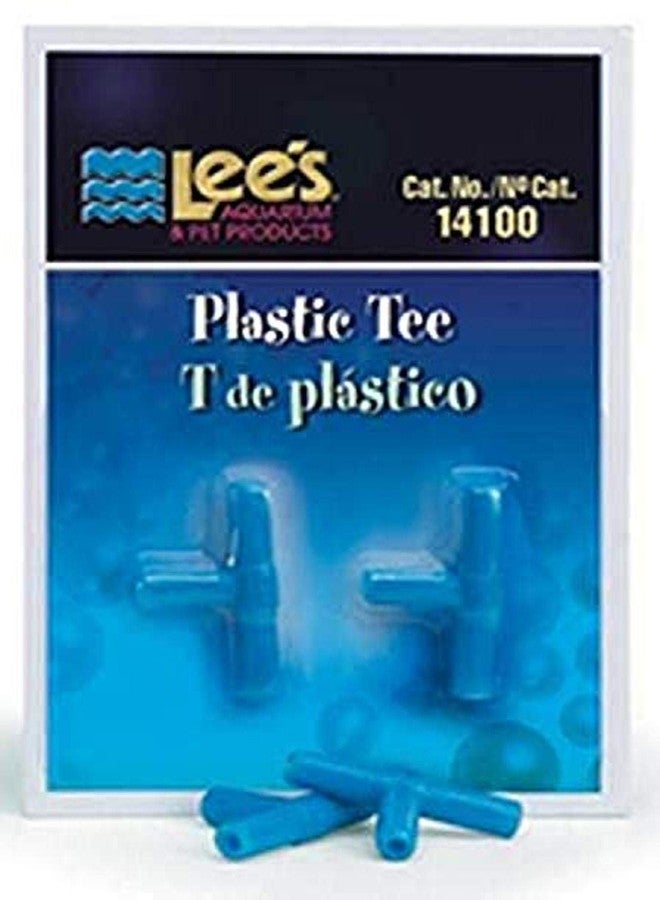 Lee's Pet Products ALE14100 2-Piece Card Plastic Tee for Aquarium Pumps
