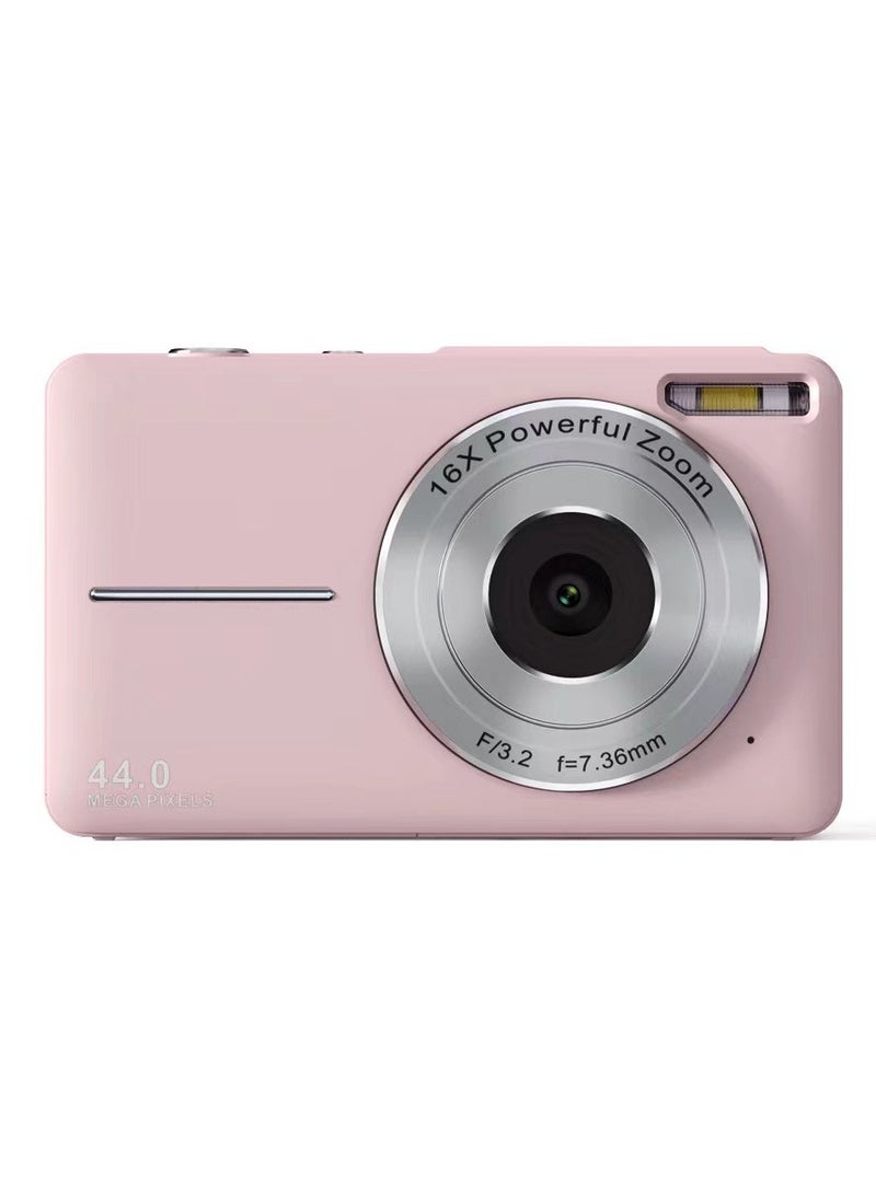 Generic Digital camera, FHD 1080P camera, digital point-and-shoot camera, 16x zoom anti-shake, compact small camera for boys, girls, children send 64G Memory Card  - Image 1