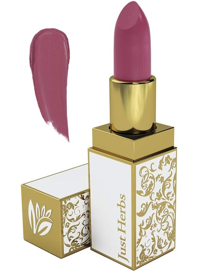 Just Herbs Just Herbs Herb Enriched Ayurvedic Lipstick (Subtle Tea Rose Pink, Shade No. 15)  - Image 1