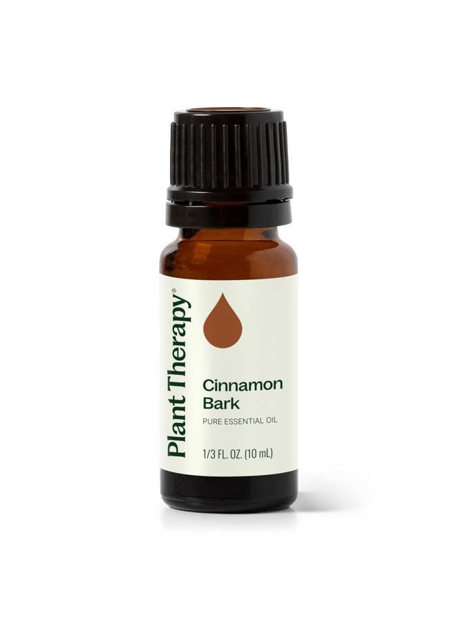 Plant Therapy Cinnamon Bark Essential Oil 10 mL (1/3 oz) 100% Pure, Undiluted, Cinnamon Oil for Diffuser, Spray, Candle Making, Spicy, Sweet Scent, Therapeutic Grade  - Image 1