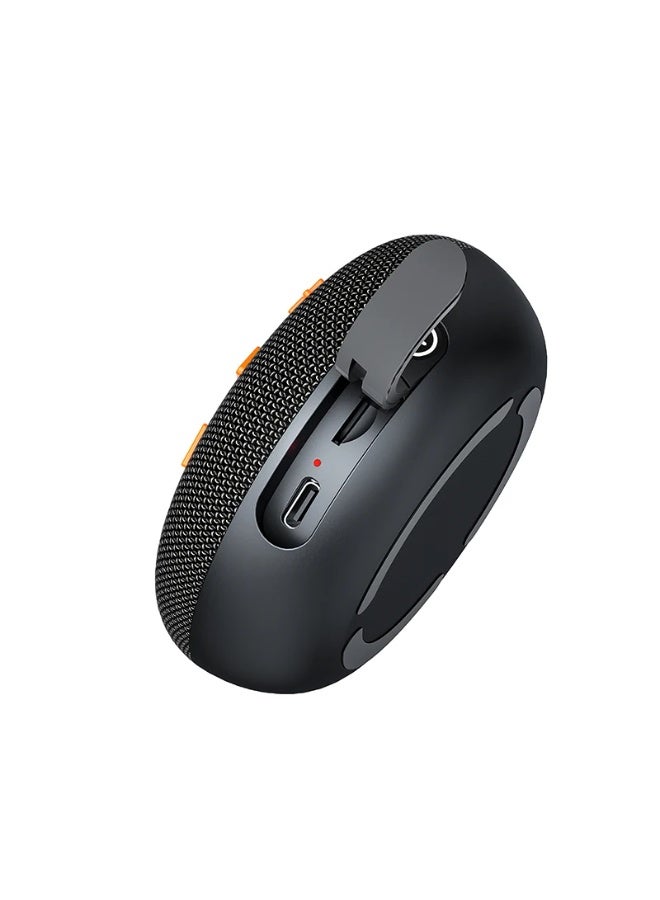 Mini Portable Speaker EBS-313 – Super Magnet Waterproof IPX4 Fabric Mesh Wireless Speaker with Hands-Free Calling & TF Card Function – Outdoor Bluetooth Speaker  - Image 2