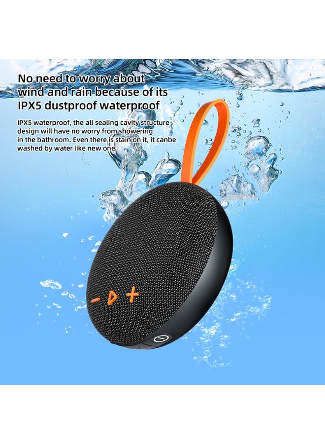 Mini Portable Speaker EBS-313 – Super Magnet Waterproof IPX4 Fabric Mesh Wireless Speaker with Hands-Free Calling & TF Card Function – Outdoor Bluetooth Speaker  - Image 5