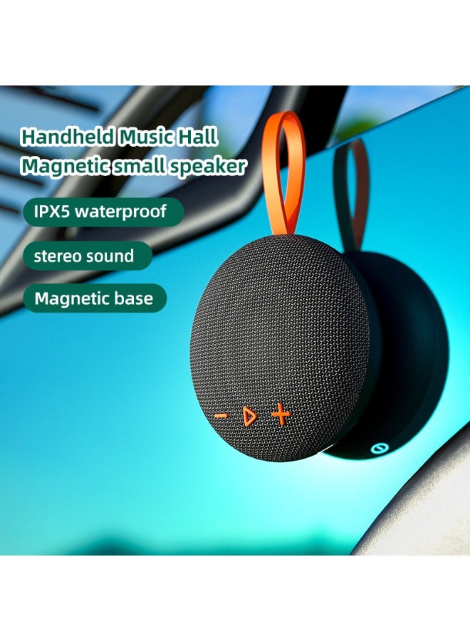 Mini Portable Speaker EBS-313 – Super Magnet Waterproof IPX4 Fabric Mesh Wireless Speaker with Hands-Free Calling & TF Card Function – Outdoor Bluetooth Speaker  - Image 3