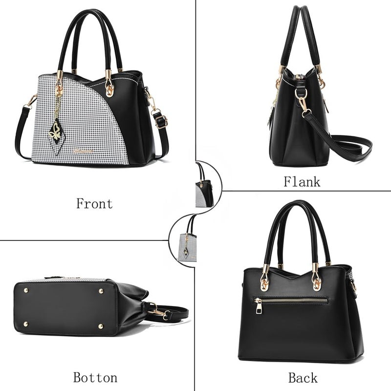 SiMYEER Satchel Purses and Handbags for Women Leather Crossbody Bags Shoulder Tote Bags - Image 4