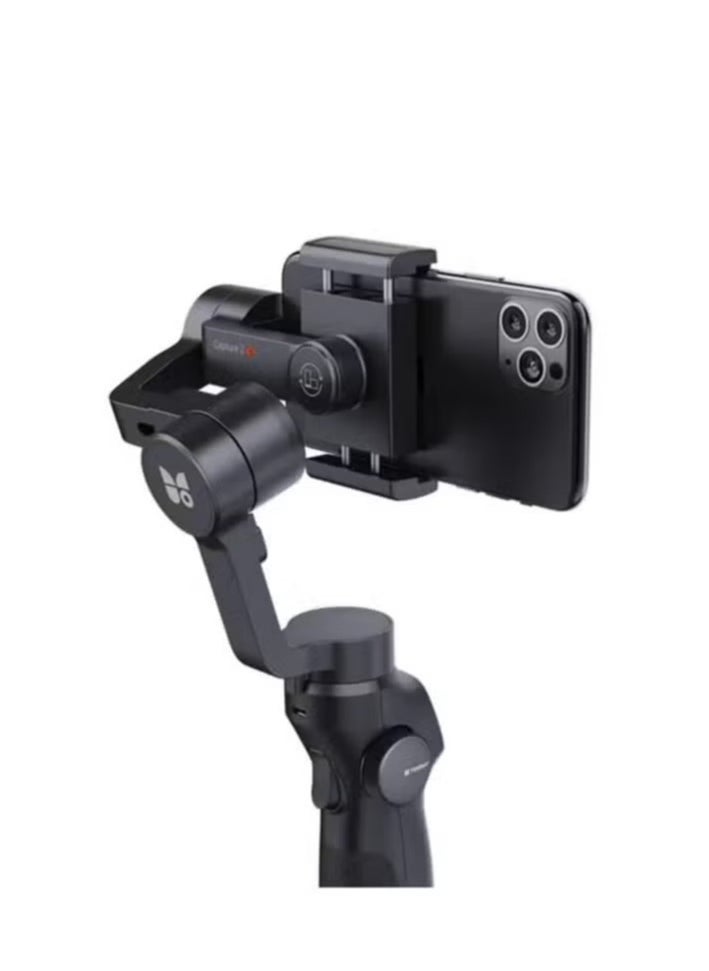 TIGER Capture 2S 3--Axis Handheld Gimbal Stabilizer –- Bluetooth Connection, Focus Pull, Zoom Control for Smartphone, Smooth Video Recording, Live Streaming, Perfect for Vlogging, Filmmaking, and Content Creation  - Image 2