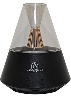 Lite smell Essential Oil Diffuser- Humidifier Vaporizer, Aromatherapy, Fragrant oil, 150 ml, Diffuser whith remote control, Safety switch black, ultrasonic, LLD-J33