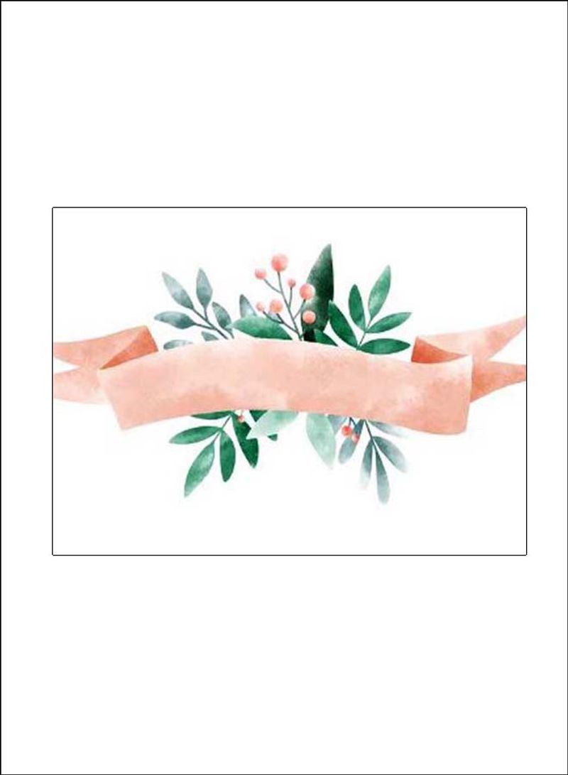 RKN Printed Anti-Slip Gaming Mouse Pad White/Pink/Green