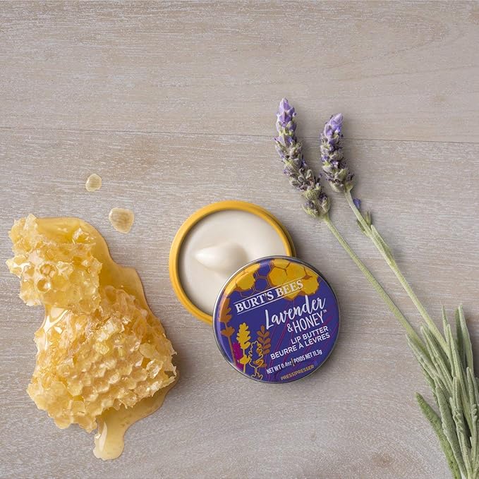 Burt's Bees BurtS Bees 100 Natural Origin Moisturising Lip Butter with Lavender and Honey 1 Tin 113 g - Image 5