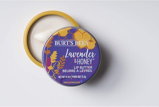 Burt's Bees BurtS Bees 100 Natural Origin Moisturising Lip Butter with Lavender and Honey 1 Tin 113 g - Image 3