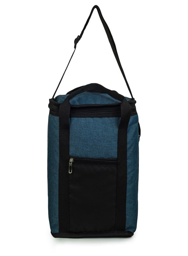 هووم حقيبة غداء/حقيبة طعام معزولة كبيرة الحجم من هوم، سعة 13 لترًا، للاستخدام اليومي، مناسبة للمكتب، الجامعة، المدرسة، السفر، النزهات، التخييم، الحفلات، إلخ، لون أزرق - Image 1