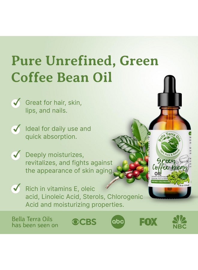 بيلا تيرا أويلز - زيت حبوب البن الأخضر 4 أونصة - يكشف عن الكنز الغذائي لزيت بذور البن، مثالي لترطيب البشرة وحيويتها - Image 3