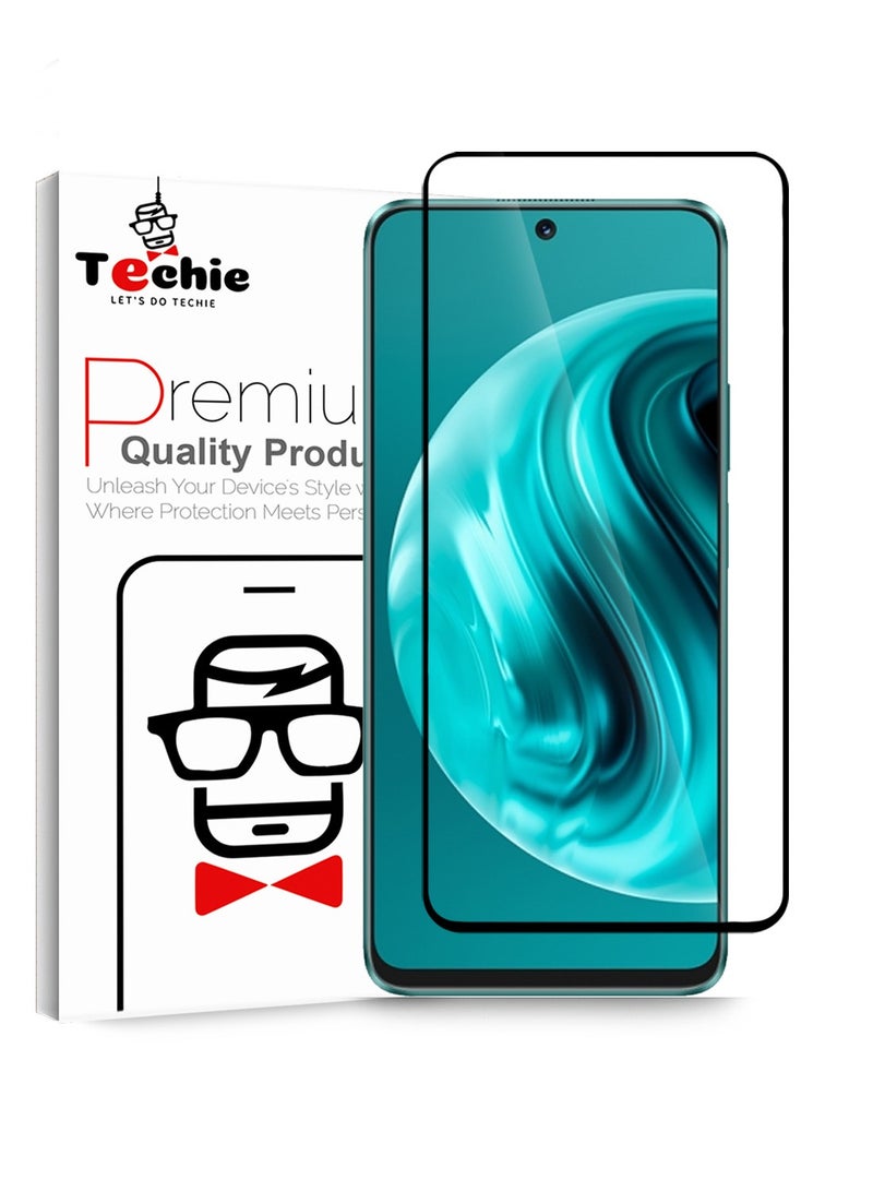 Techie واقي شاشة زجاجي مقسى عالي الدقة كامل التغطية لهاتف هواوي نوفا 12i - Image 1